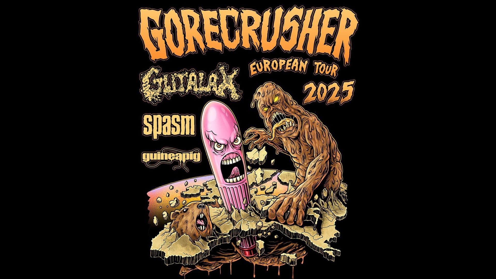 Gutalax – „Gorecrusher European Tour 2025“