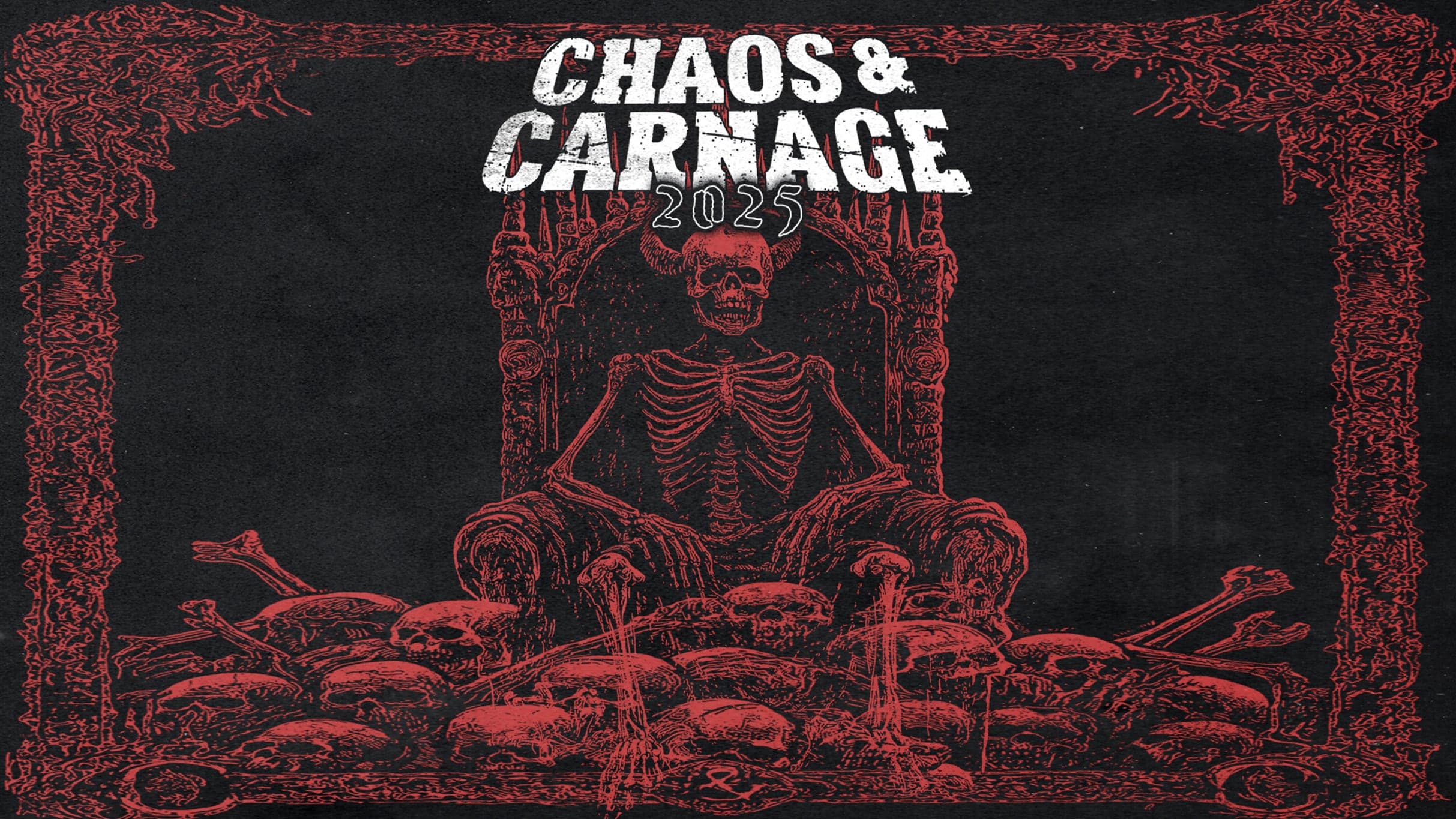 CHAOS & CARNAGE 2025 w/ DYING FETUS / CRADLE OF FILTH + SPECIAL GUEST - zdjęcie 1